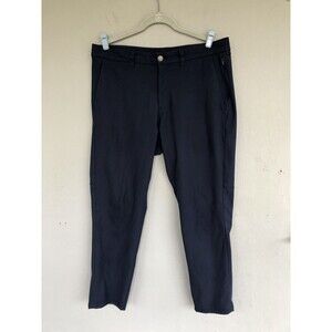 Lululemon Pants Men 34X27 Blue Commission Slim Straight Chino Warpstreme Preppy